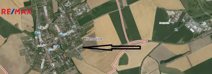 Prodej pozemku pro bydlení, Křenovice, 1527 m2