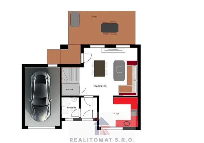 Prodej rodinného domu, Horoušany, Na Svahu, 133 m2