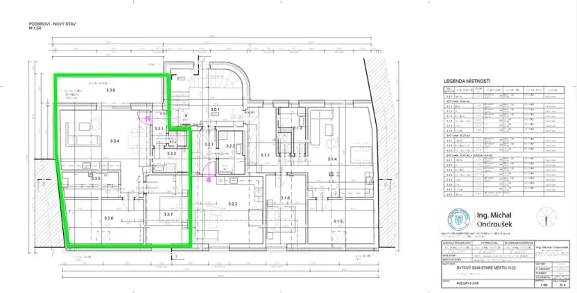 Pronájem bytu 3+kk, Staré Město, Hradišťská, 78 m2
