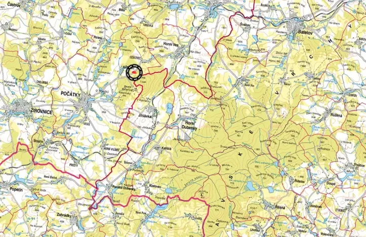 Prodej pole, Počátky, 9483 m2