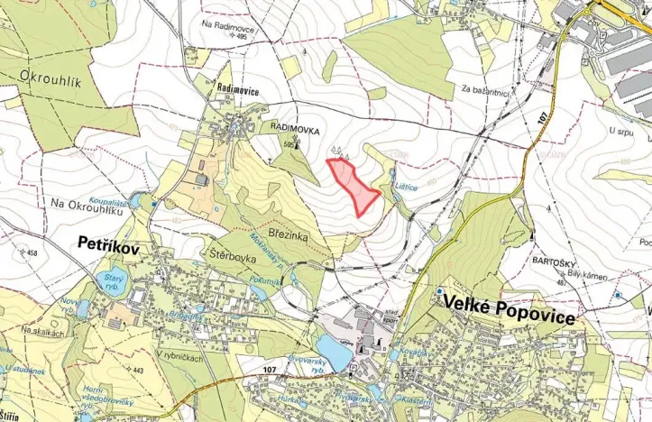 Prodej pole, Petříkov, 45174 m2