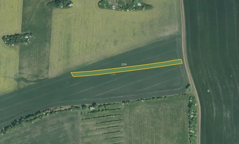 Prodej pole, Roštín, 5325 m2