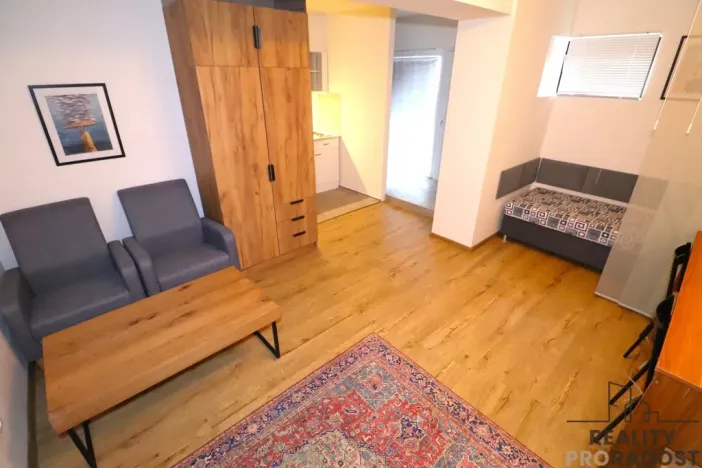 Pronájem bytu 1+kk, Brno - Řečkovice, Ladova, 28 m2