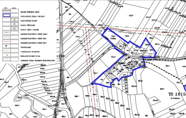 Prodej obchodního prostoru, Chroustovice - Poděčely, 852 m2