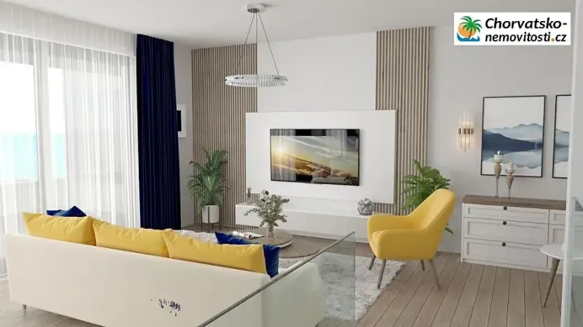 Prodej bytu 3+kk, Povljana, Chorvatsko, 88 m2