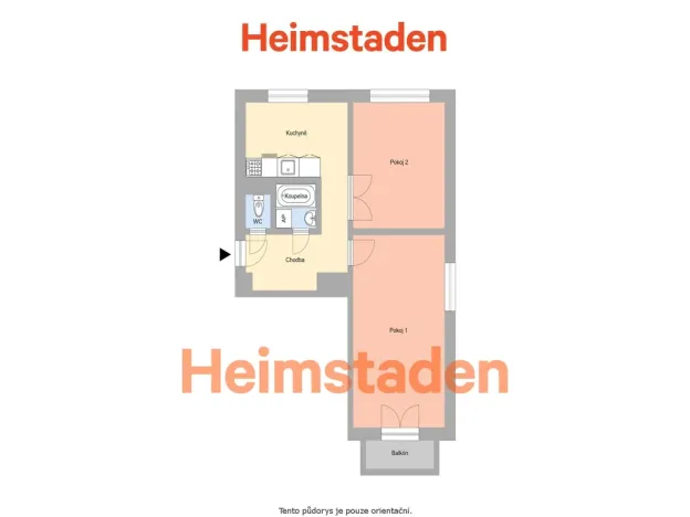 Pronájem bytu 2+1, Petřvald, Závodní, 52 m2