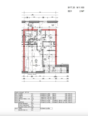 Pronájem bytu 2+kk, Plzeň, Rubínová, 61 m2