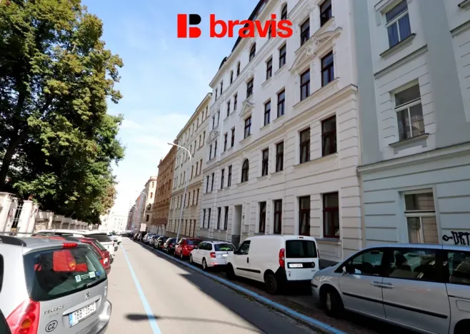 Pronájem bytu 1+1, Brno - Veveří, Antonínská, 53 m2