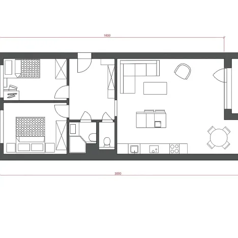 Prodej bytu 3+kk, Praha - Hlubočepy, Lumiérů, 68 m2