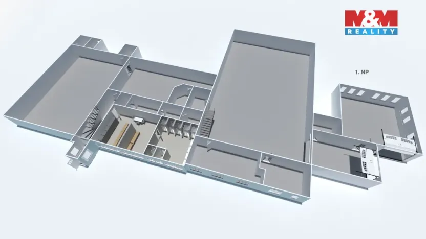 Prodej výrobních prostor, Droužkovice, Rudé armády, 2822 m2