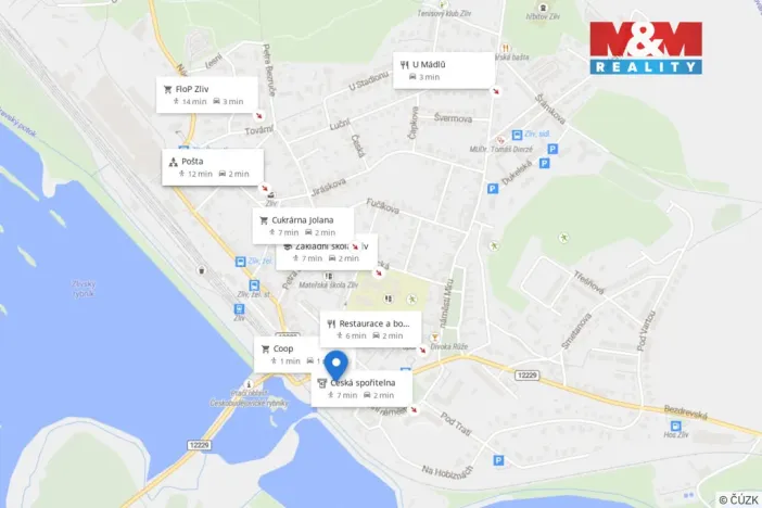 Prodej bytu 1+1, Zliv, Nová, 43 m2