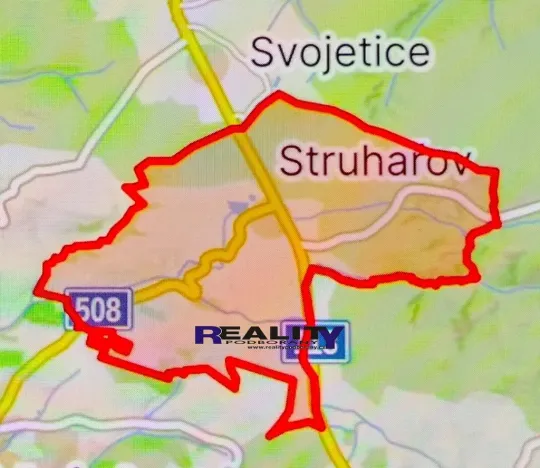 Prodej zahrady, Struhařov, V Zahradách, 397 m2