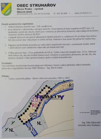 Prodej zahrady, Struhařov, V Zahradách, 397 m2