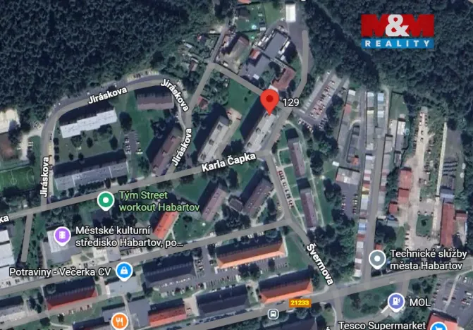 Prodej bytu 1+1, Habartov, Švermova, 36 m2