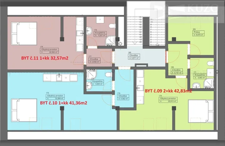 Prodej bytu 1+kk, České Budějovice, Rudolfovská tř., 41 m2