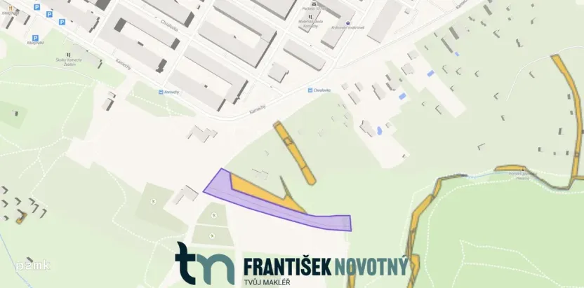 Prodej pozemku, Brno, Sedlička, 3622 m2