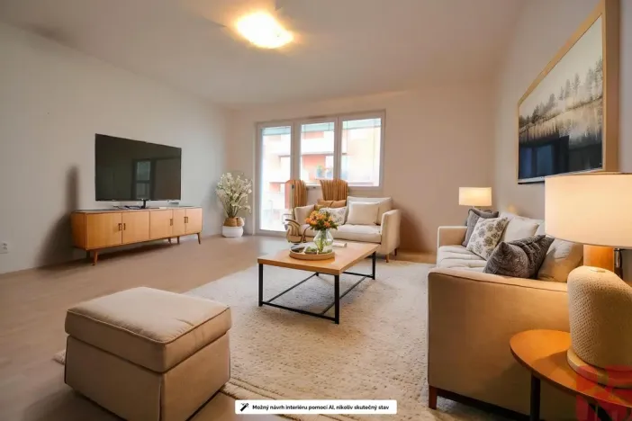 Pronájem bytu 2+kk, Praha - Háje, Jurkovičova, 52 m2