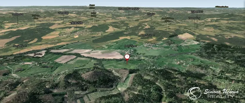 Prodej louky, Třebušín, 74552 m2