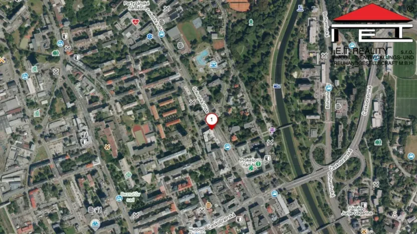 Pronájem ordinace, Ostrava, Sokolská třída, 42 m2