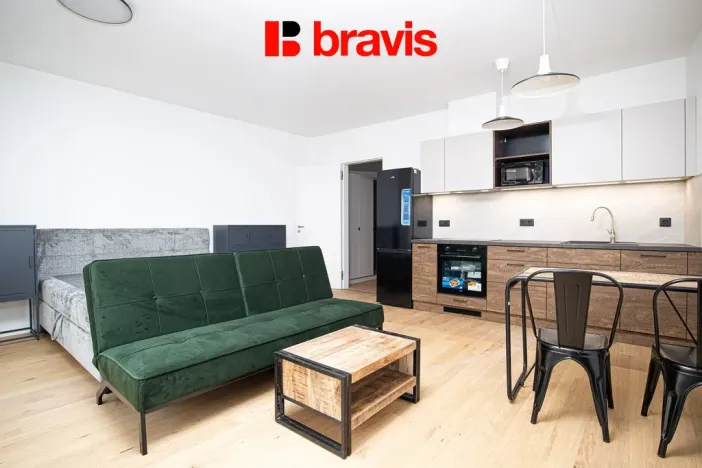 Pronájem bytu 1+kk, Brno - Zábrdovice, Bratislavská, 36 m2