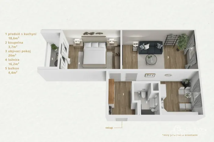 Prodej bytu 2+1, Sokolov, Spartakiádní, 61 m2