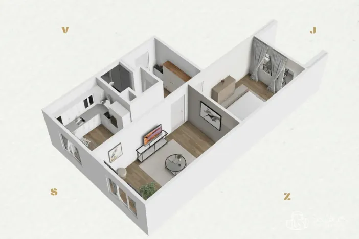 Prodej bytu 2+1, Sokolov, Spartakiádní, 61 m2