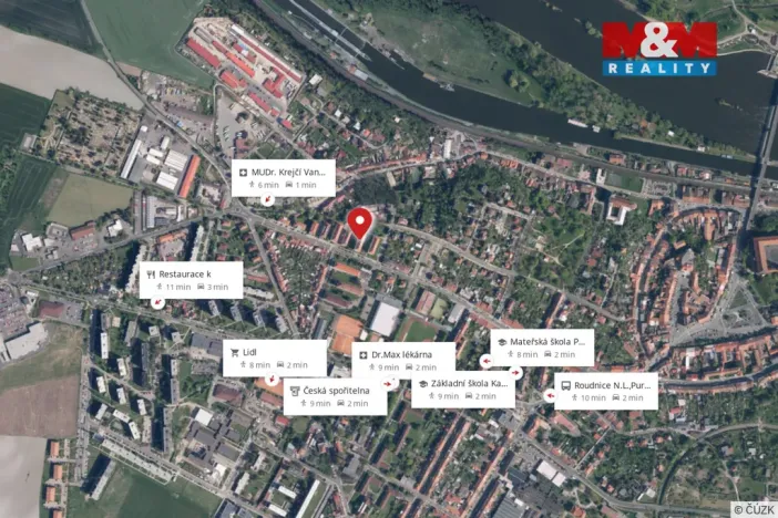 Prodej bytu 3+1, Roudnice nad Labem, třída T. G. Masaryka, 67 m2