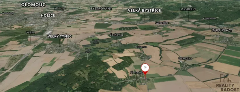 Prodej pozemku pro bydlení, Tršice, 600 m2