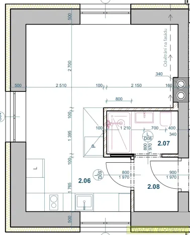 Prodej bytu 1+kk, Otmíče, 29 m2