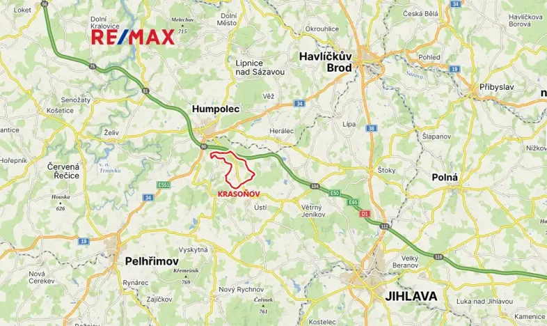 Prodej pozemku pro bydlení, Humpolec, 20976 m2