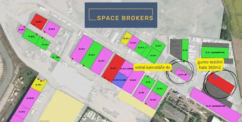 Pronájem skladu, Pardubice, 162 m2