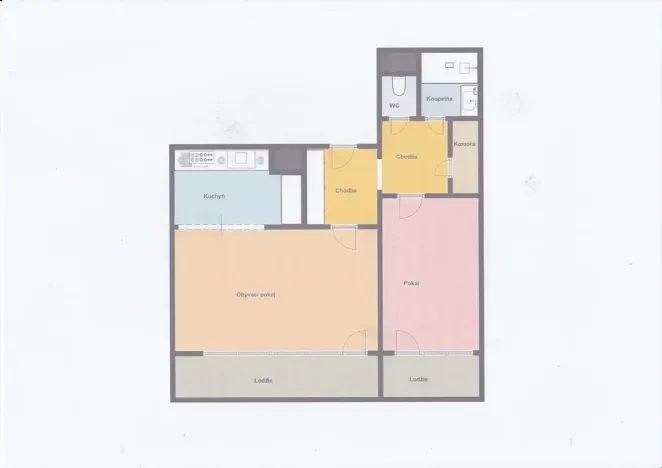 Prodej bytu 2+kk, Praha - Vršovice, Moskevská, 53 m2