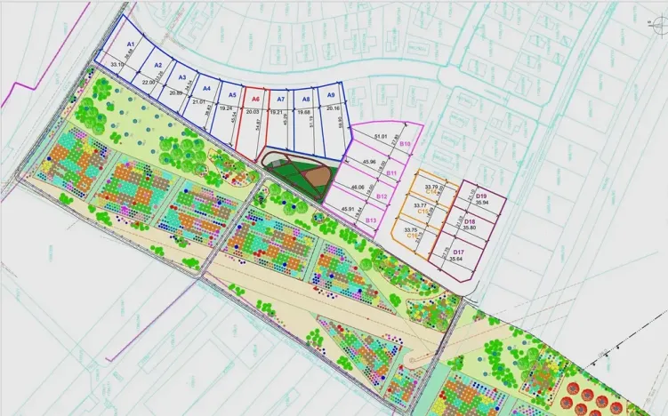 Prodej pozemku pro bydlení, Hrušovany u Brna, Pod Střediskem, 1095 m2