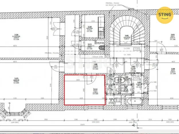 Pronájem kanceláře, Karviná, Svatováclavská, 11 m2