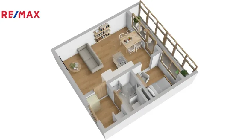 Pronájem bytu 1+1, Hradec Králové - Slezské Předměstí, Ječná, 34 m2