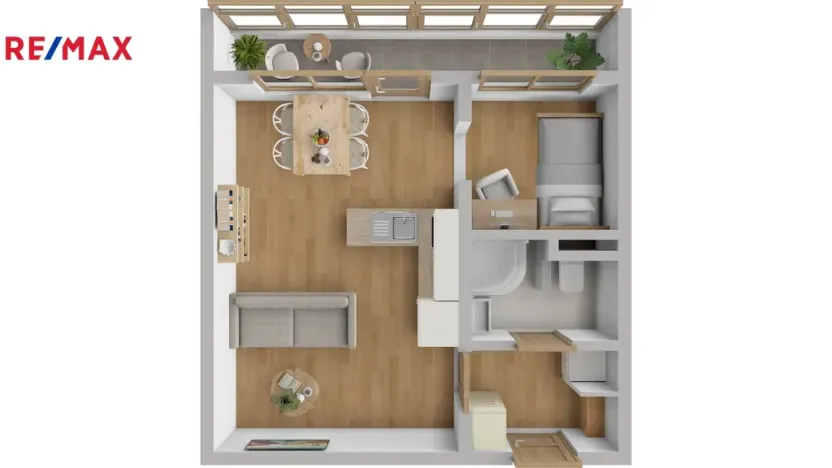 Pronájem bytu 1+1, Hradec Králové - Slezské Předměstí, Ječná, 34 m2