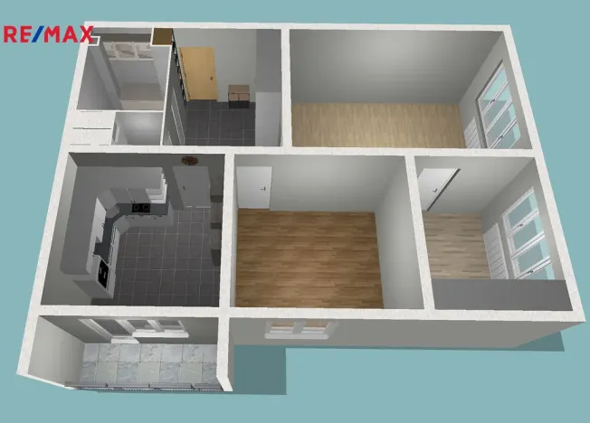 Pronájem bytu 3+1, Ostrava - Výškovice, Lumírova, 68 m2