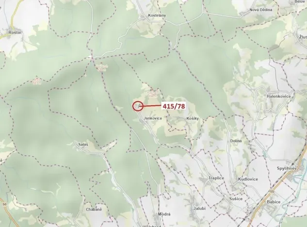 Dražba louky, Jankovice, 6434 m2