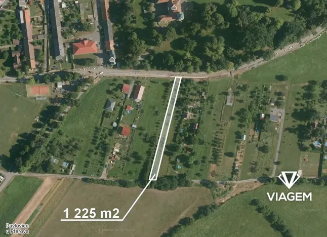 Prodej pozemku pro bydlení, Pavlovice u Přerova, 1225 m2
