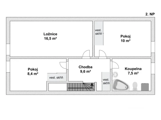 Prodej rodinného domu, Kuřim, Metelkova, 105 m2