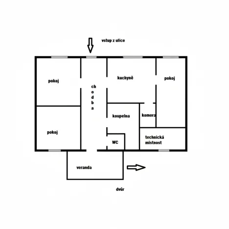Prodej rodinného domu, Ptení, 85 m2