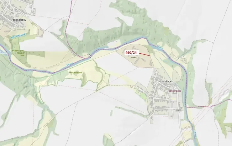 Dražba pozemku, Ivančice, 10 m2