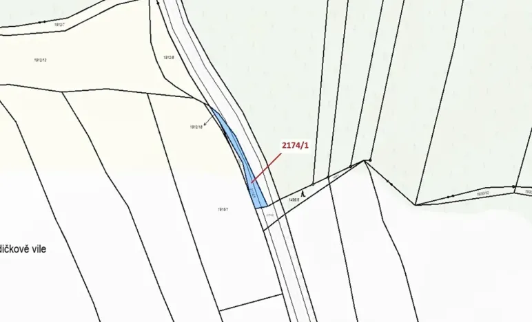 Dražba pozemku, Římov, 194 m2