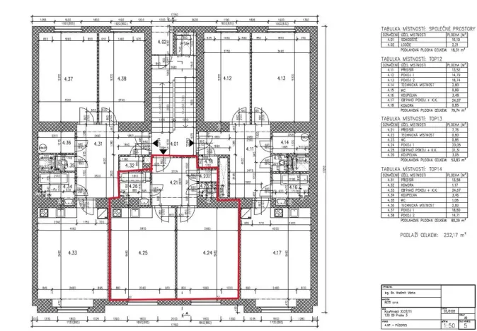 Pronájem bytu 2+kk, Praha - Vinohrady, Kouřimská, 54 m2