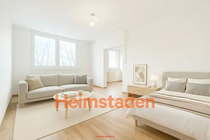 Pronájem bytu 1+kk, Karviná - Hranice, Slovenská, 35 m2