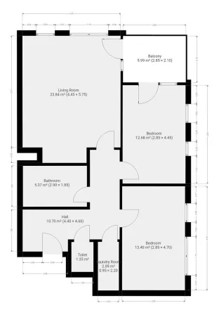 Pronájem bytu 3+kk, Praha - Hloubětín, Waltariho, 75 m2