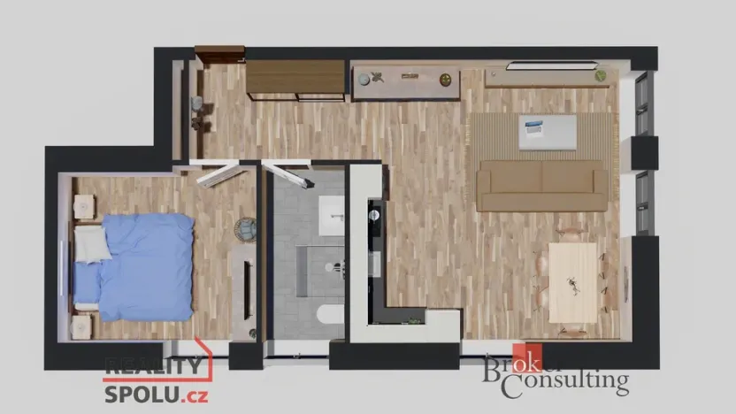 Prodej bytu 2+kk, Ostrava - Michálkovice, Československé armády, 47 m2