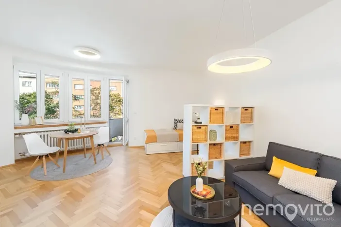 Prodej bytu 1+kk, Praha - Podolí, Na dolinách, 39 m2