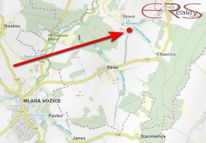 Prodej pozemku pro bydlení, Běleč, 945 m2