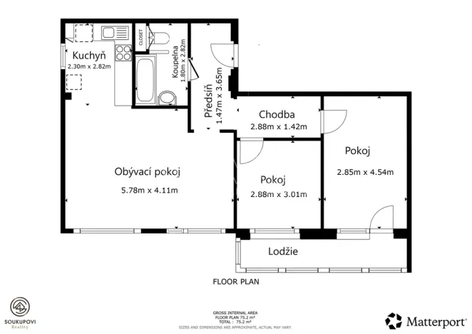 Prodej bytu 3+kk, Hořovice, U Remízku, 72 m2